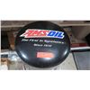 Image 2 : AMSoil Logo Shop Stool 4 Metal Legs w/ Black Seat