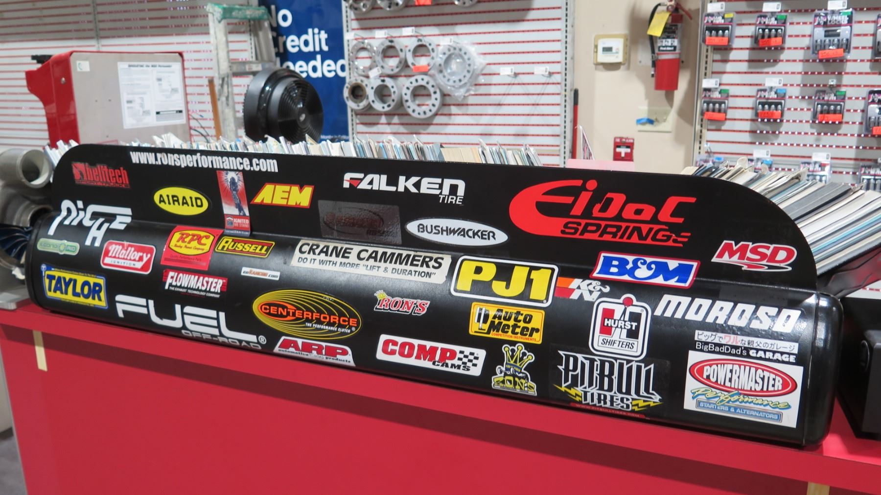 Auto Part Catalog Rack w/ Multiple Misc Vintage Parts Books