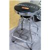 Image 1 : Craftsman Logo Shop Stool 4 Metal Legs w/ Black Seat