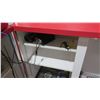 Image 5 : Display Counter ONLY - Red Desk w/ Adjustable Back Shelves 48" x 24" x 42"