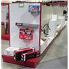 Image 1 : Display Shelf ONLY - Adjustable Pegboard w/ Metal Shelves 60" x 312"