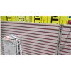 Image 10 : Display Shelf ONLY - Adjustable Pegboard w/ Metal Shelves 60" x 348"