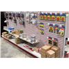 Image 1 : Display Shelf ONLY - Adjustable Pegboard w/ Metal Shelves 60" x 144"