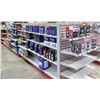 Image 1 : Display Shelf ONLY - Adjustable Pegboard w/ Metal Shelves 60" x 288"