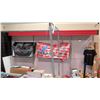 Image 1 : Display Shelf ONLY - Adjustable Pegboard w/ Metal Shelves 156" x 90"