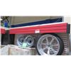 Image 2 : Display Shelf ONLY - Adjustable Pegboard w/ Metal Shelves  90" x 84"