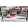 Image 1 : Display Counter ONLY - Glass Case w/ Adjustable Shelves 18" x 38" x 70"