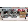 Image 1 : Display Counter ONLY - Glass Case w/ Adjustable Shelves 18" x 38" x 70"