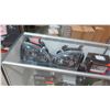 Image 2 : Display Counter ONLY - Glass Case w/ Adjustable Shelves 18" x 38" x 70"