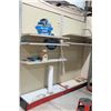 Image 1 : Display Shelf ONLY - Adjustable Pegboard w/ Metal Shelves 90" x 98"
