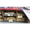 Image 3 : Display Shelf - Red Open Cabinet w/ Adjustable Shelves 121" x 24" x 42"