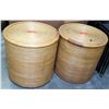 Image 1 : Qty 3 Wicker Side Tables