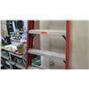 Image 3 : 15 ft Red & Aluminum Multi-Purpose Shop Step Ladder