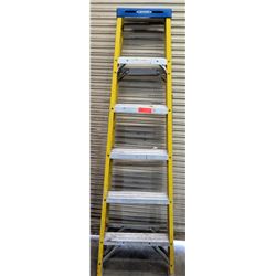 Werner Yellow & Aluminum Multi-Purpose Shop Step Ladder