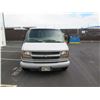 Image 2 : 2000 Chevy 2500 Cargo Van, Lic 362TPN, (Runs & Drives - See Video)
