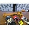 Image 6 : Qty 5 Model Cars & Wooden Car