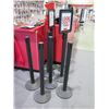 Image 1 : Qty 8 Beltrac Stanchion Posts