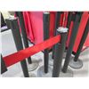 Image 3 : Qty 8 Beltrac Stanchion Posts