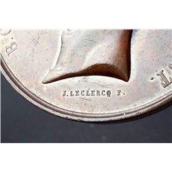 MEDAILLE ARGENT J.LECLERCQ ACADEMIE DES SCIENCES ET DES LETTRES BELGIQUE 19ème EUR 40,00