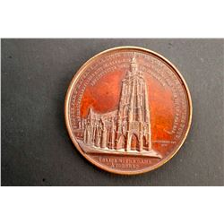 Belgium - Copper Medal of the Église Notre-Dame à Tongres 1846