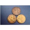Image 1 : Belgium - Three large Bronze Medals 1914 Early Battles of the Great War