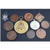 Image 1 : Belgium - Lot of Eleven Old Medals, Medalets. See Description.