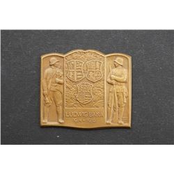 Czechoslovakia - 1918 Ludwig Baka Hat Badge