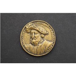 France - 1515-1547 Francis I w/hat and plume Rev; Pomedello by Danet