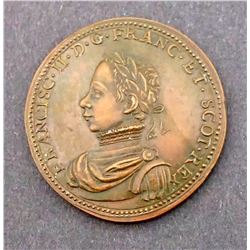 Magnificent Medal of Francis II, King of France and Scotland, 1560