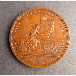 Beautiful Large Copper Medal of Louis XIV - Reverse of Hermes 1663