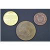 Image 2 : France - 1842-71 Three Pcs, incl.Succession Law of August 30, 1842 Gilt AE-52