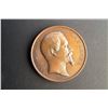 Image 2 : France - Lot of Three Large Copper Medals of Napoleon III - See Description