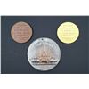 Image 2 : France - 1889, 3 Pcs. Eiffel Tower
