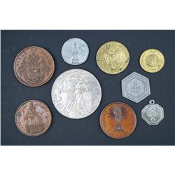 France, 1848-92, 9 Pcs. Commemorating Events in Lille