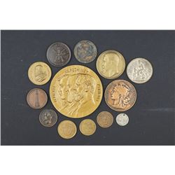 France, 1843-1955, 13 Pcs. Misc. Medals of Themes & Events. Must be viewed