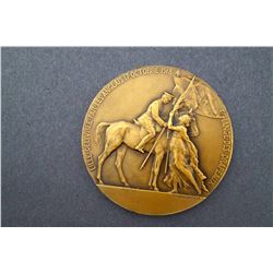 France - Bronze Medal Liberation of Lille by the British Oct. 17, 1918