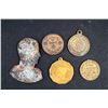 Image 2 : France - Lot of Four Medalets, one Copper Cut-out, Mid 19th Cent.