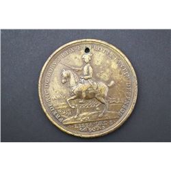 Germany - Prussia - Large Interesting Bronze Medal, Battle of Rossbach 1757.