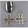 Image 1 : Germany - Two WWI Iron Crosses with Minor Variety Differences