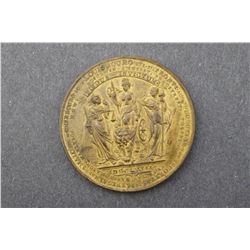 Great Britain AE-43, Possibly Gilt seems to be a Mule of 2 reverses, 1758, 1759