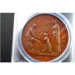 Great Britain 1851, Br AE-77, Gr Exhib. Prize Medal Certified PCGS SP61