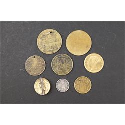 Great Britain - Lot of Eight Interesting Medalets. See Description