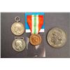 Image 1 : Italy - 1860-1932, 4 Pcs. Garibaldi by Massonnet etc.