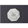Image 2 : USA - Octagonal Medal of Harvard "Hasty Pudding Club" 1795