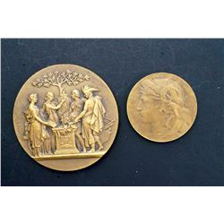 USA - 1904 2 Pcs Commemorative Medals. See Description