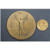 Image 1 : USA - 1927 2 Pcs Commemorative Medals. See Description