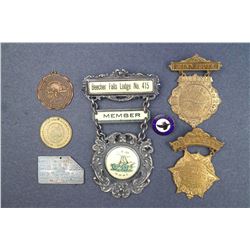 USA - 19th Century - Souvenir Medals 7 pcs. 1822-93. Should be viewed