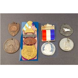 USA - 1878 - 1950s 6 Interesting Medals. See Description