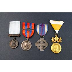 Vatican - 1878-1939, 4 Pcs. Bene Merenti awards.