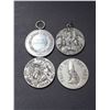 Image 3 : Pius X, Pius XII, Paulus VI, 1903-1978 Vatican Bronze, Silvered, and Silver. See! 7 Pcs.